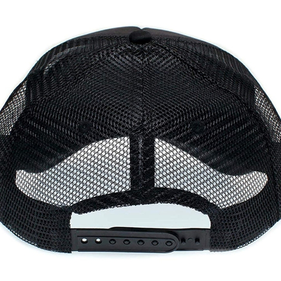 Dogs Because People Suck Funny Hat Truckers Unisex OSFM Cap Black Puppy Love 90s - Picture 4 of 5